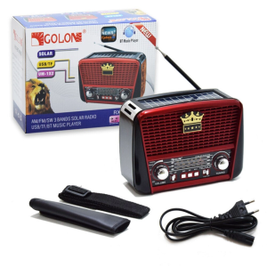 RADIO CON PANEL SOLAR