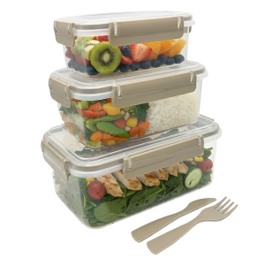 SET 3 TUPPER C/CUBIERTOS