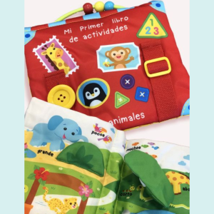 Libro de tela actividades con animales