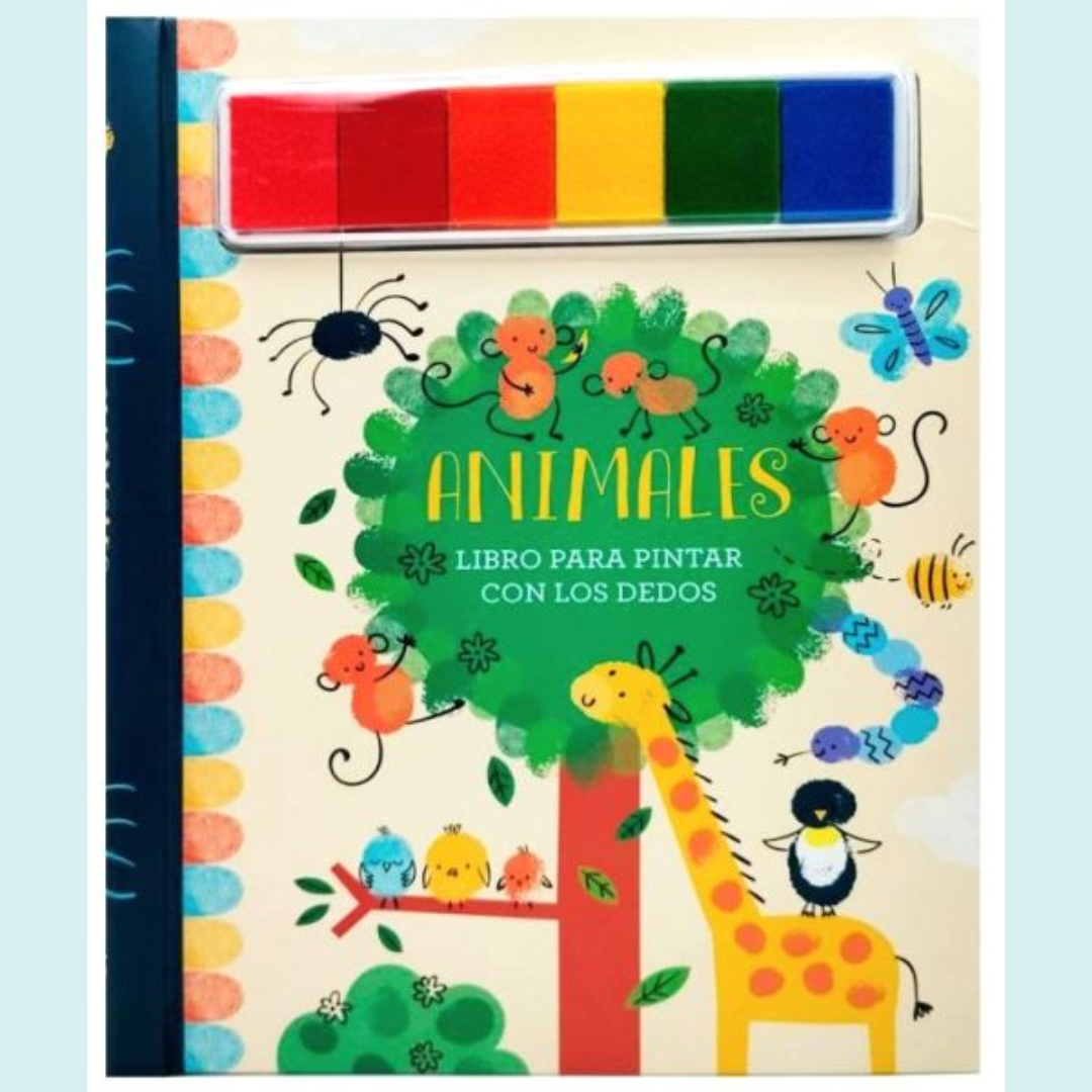 Libro para pintar con los dedos